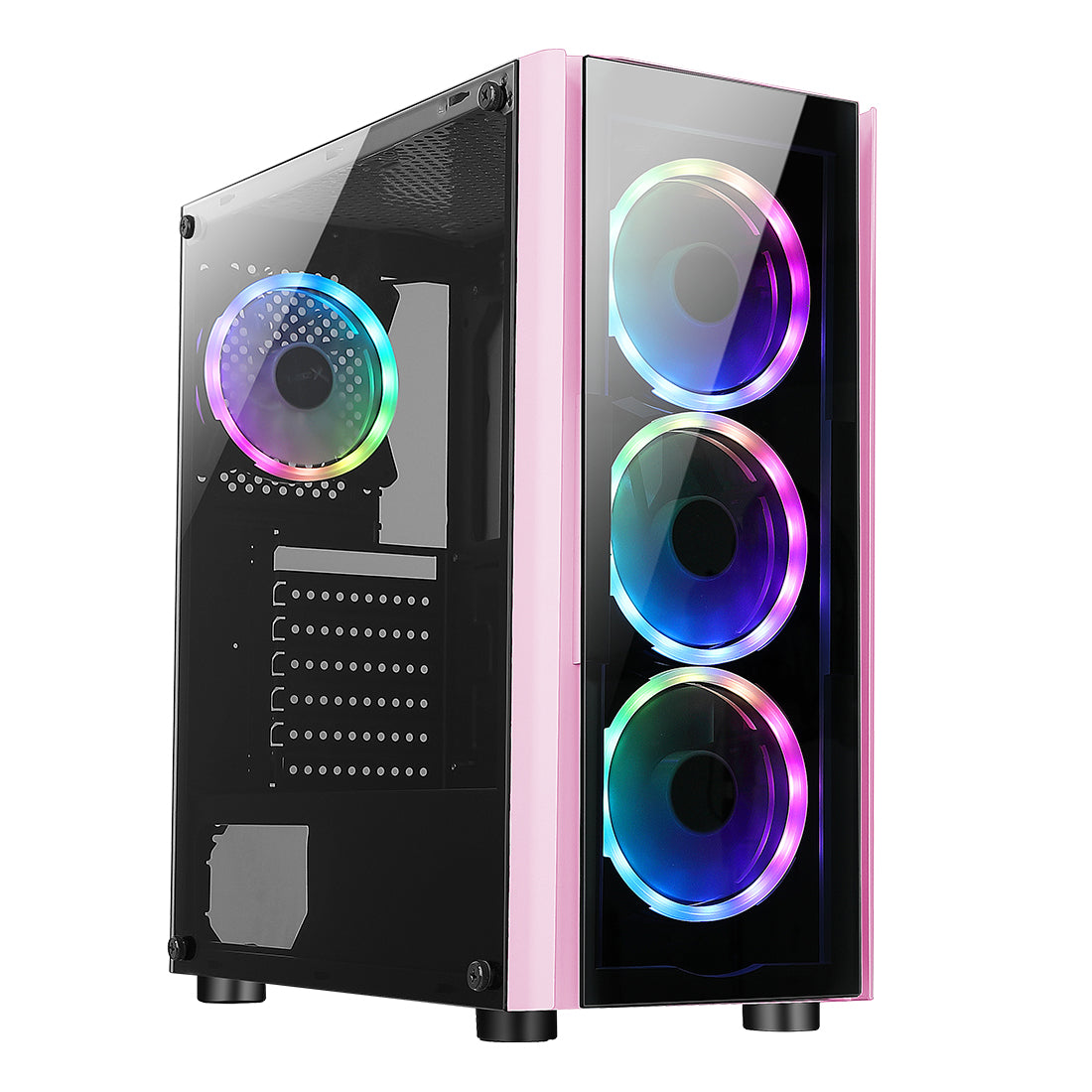 Gabinete XZEAL XZ110-1 ROSA. XZCGB12P. - Gabinete XZEAL XZ110-1 ROSA. XZCGB12P. -